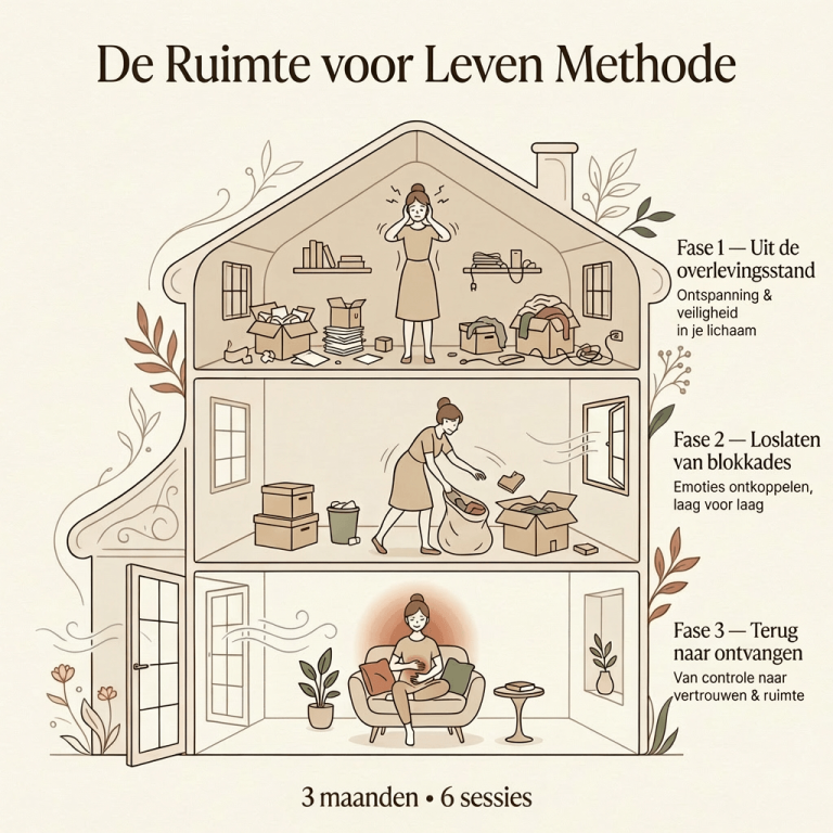 Ruimte voor leven methode Ruimte voor leven methode staat voor meer rust, minder controle, meer vertrouwen en ruimte