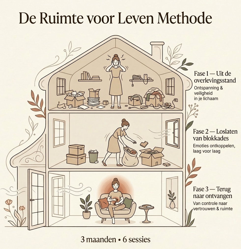 De Ruimte Voor Leven Methode helpt vrouwen meer rust en vertrouwen ervaren tijdens hun kinderwenstraject De Ruimte Voor Leven Methode helpt vrouwen meer rust en vertrouwen ervaren tijdens hun kinderwenstraject