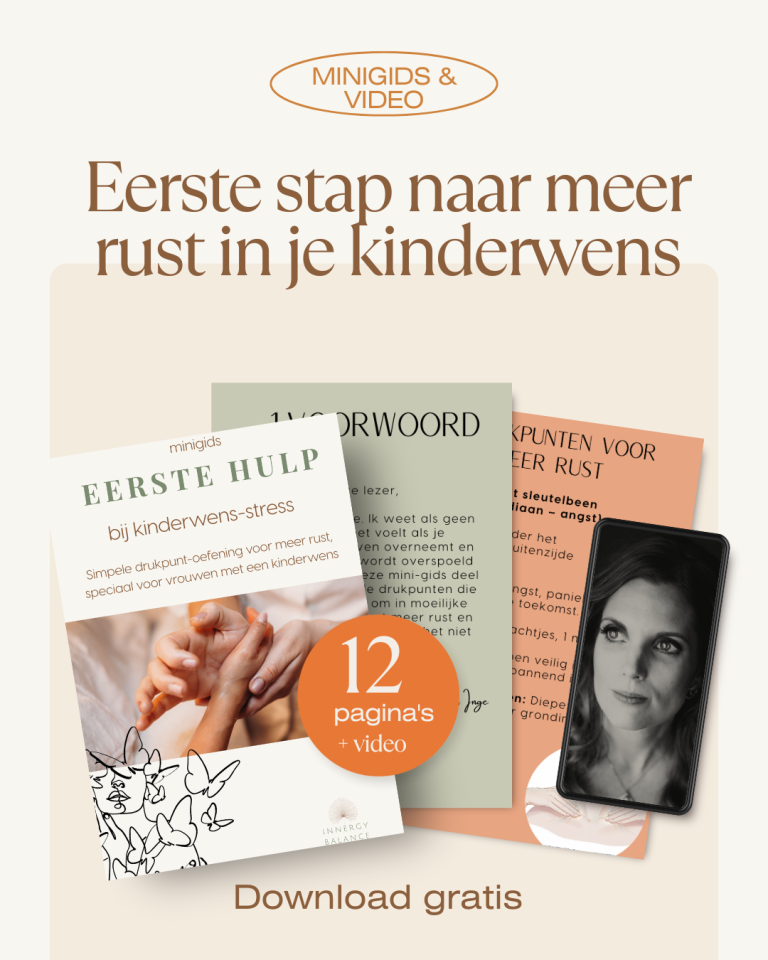 Aan de slag met praktische tips en oefeningen met de gratis minigids & video van Innergy Balance Therapy