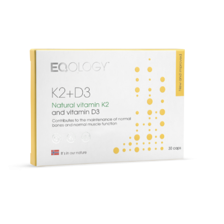 Eqology Vitamin K2D3 als aanvulling op omega 3 voor dagelijkse ondersteuning van de gezondheid. Eqology Vitamin K2D3 als aanvulling op omega 3 voor dagelijkse ondersteuning van de gezondheid.