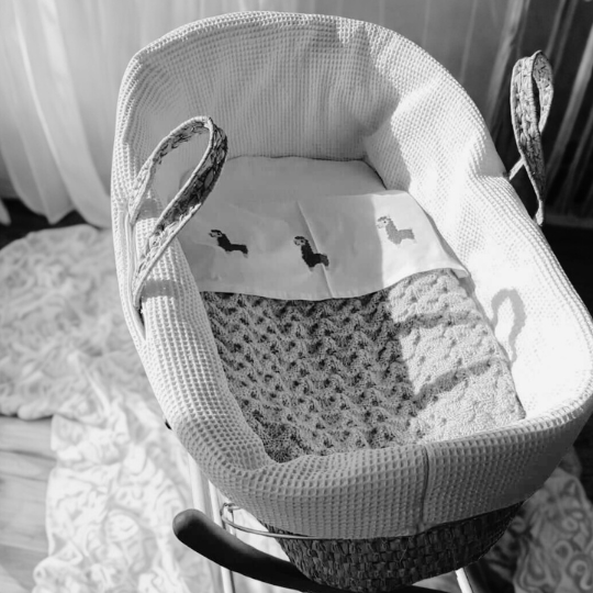 Het lege kinderbedje herinnerde me aan mijn onvervulde kinderwens. 